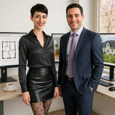 3D Ansichten von Häusern