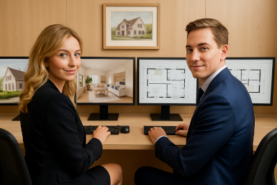3D Architektur Design von Häusern