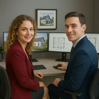 3D Außenarchitektur von Immobilien