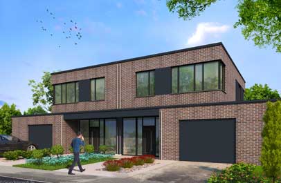 3d immobilien plan von aussen