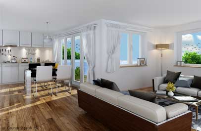 3d rendering vom innenbereich