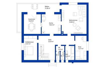 angebot 2d grundriss simplex