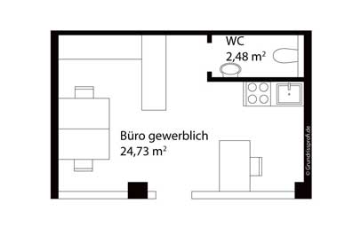 angebot 2d grundriss simplex