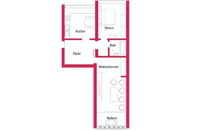 angebot 2d grundriss simplex