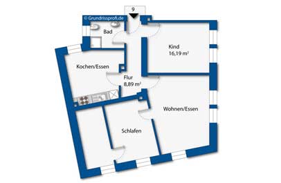 angebot 2d grundriss solid