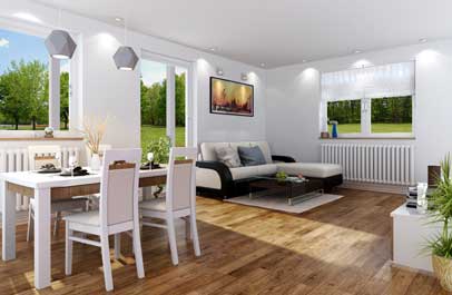 3d architektenplan 3d bild innen