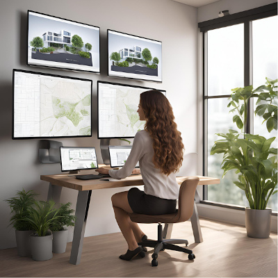 Architektenplan Foto