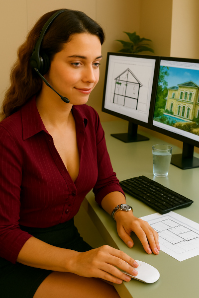 Grafiken von der Architektur