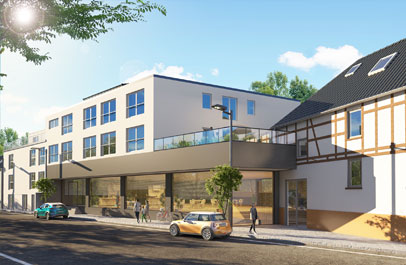 architektur rendering von aussen