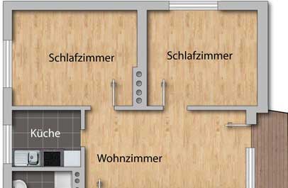 bauplan verschoenern 2d