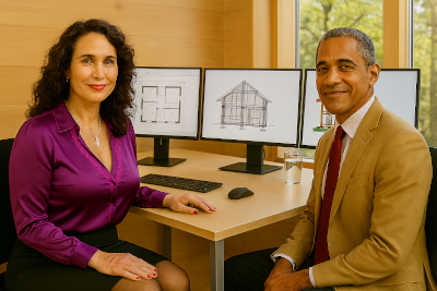 Gebäude Schnitte Digitalisierung