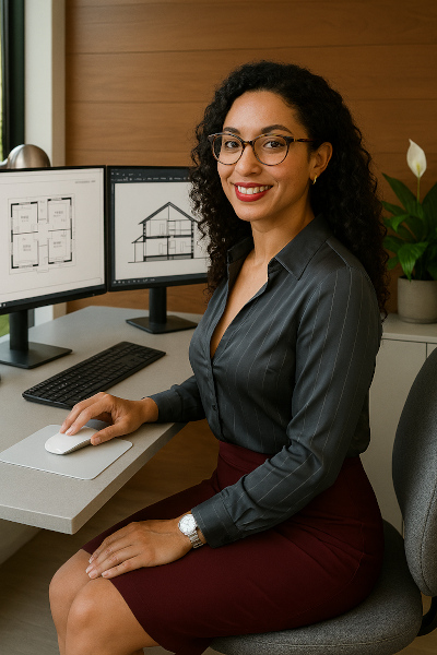 Gebäude Schnitte professionell