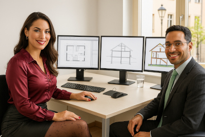 Gebäude Schnitte Überarbeitung in Auftrag geben