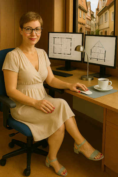 Gebäude Schnitte Überarbeitung