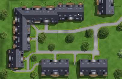 immobilien grafiken 3d lageplan