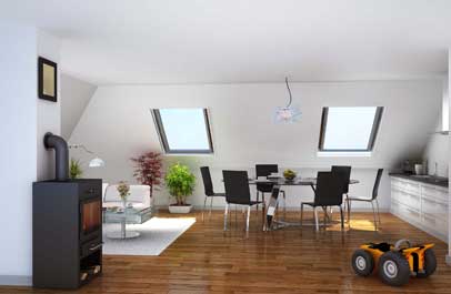 Zimmer in 3D für Immobilien-Marketing