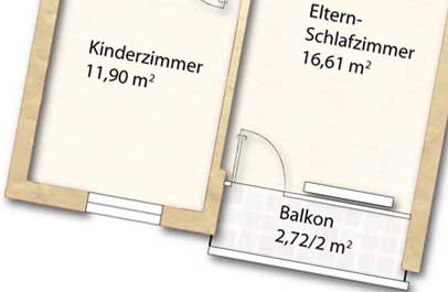 grundriss aufbereiten in 2d premium