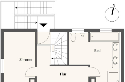 grundriss aufbereiten in 2d solid