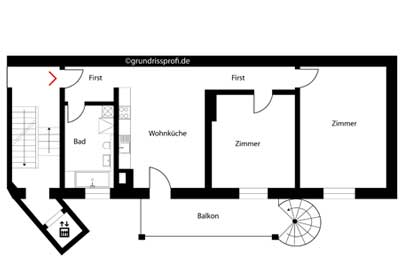 grundriss bearbeiten simplex