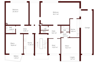 grundriss bearbeiten simplex