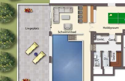 grundriss professionell in 2d