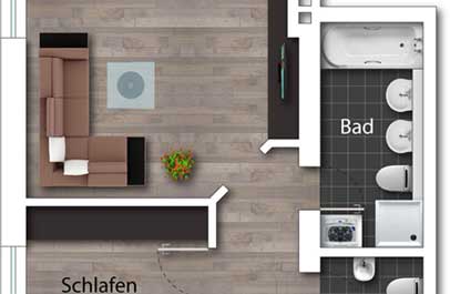grundriss professionell in 2d