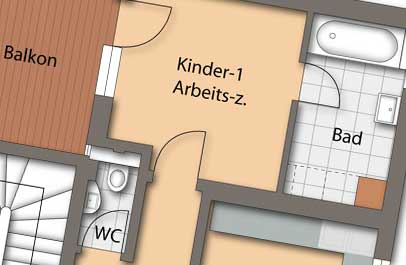 grundriss professionell in 2d