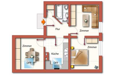 grundriss schoener in 2d executive