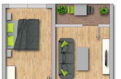 grundriss schoener in 2d premium