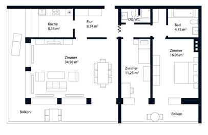 grundriss typ simplex