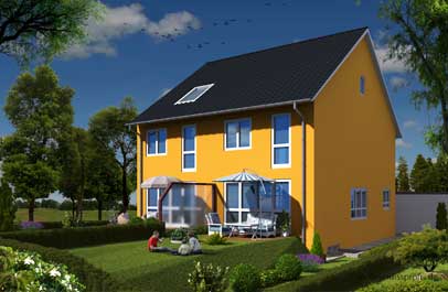 haus plan aussenansicht