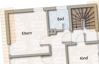 hausplan ueberholen in 2d executive