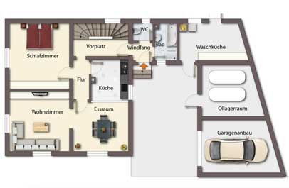 hausplan ueberholen in 2d executive