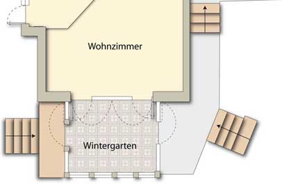 immobilien geschaeft 2d grundriss executive