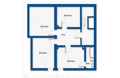immobilien grafiken 2d solid
