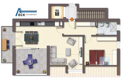 immobilien grafiken ueberbearbeitung 2d executive