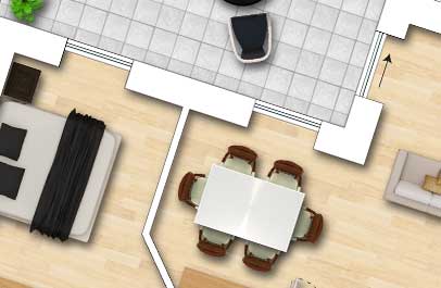 immobilien marketing 2d grundriss premium