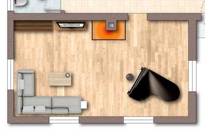 immobilien marketing 2d grundriss premium