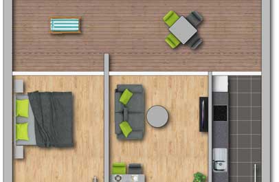 immobilien plan ueberarbeitung 2d premium