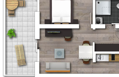 immobilien plan verbessern 2d premium