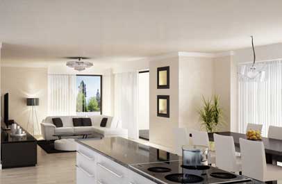 immobilien plan innenansicht