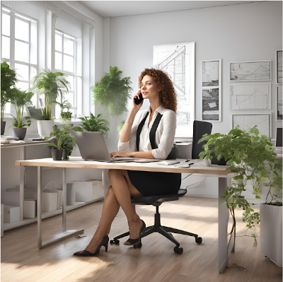 Immobilien Präsentations Material für das Schaufenster vom Maklerbüro