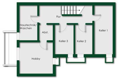 profi grundrisse in 2d solid