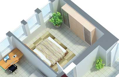 wohnbau dienstleistungen 3d grundriss