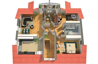 wohnbau service 3d grundriss