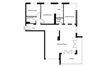 wohnungsplan bearbeiten simplex