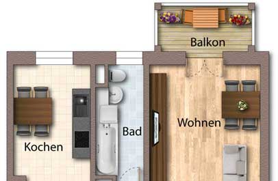 wohnungsplan professionell 2d premium