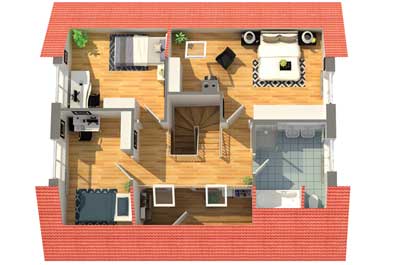 wohnungsplan professionell 3d