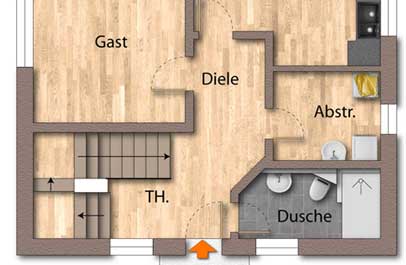 wohnungsplan verbessern 2d premium