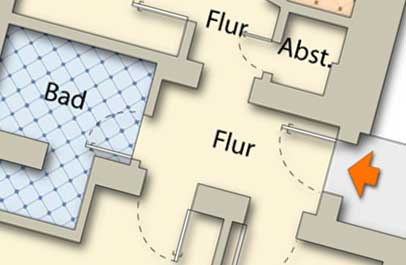 wohnungsplan verschoenern 2d executive